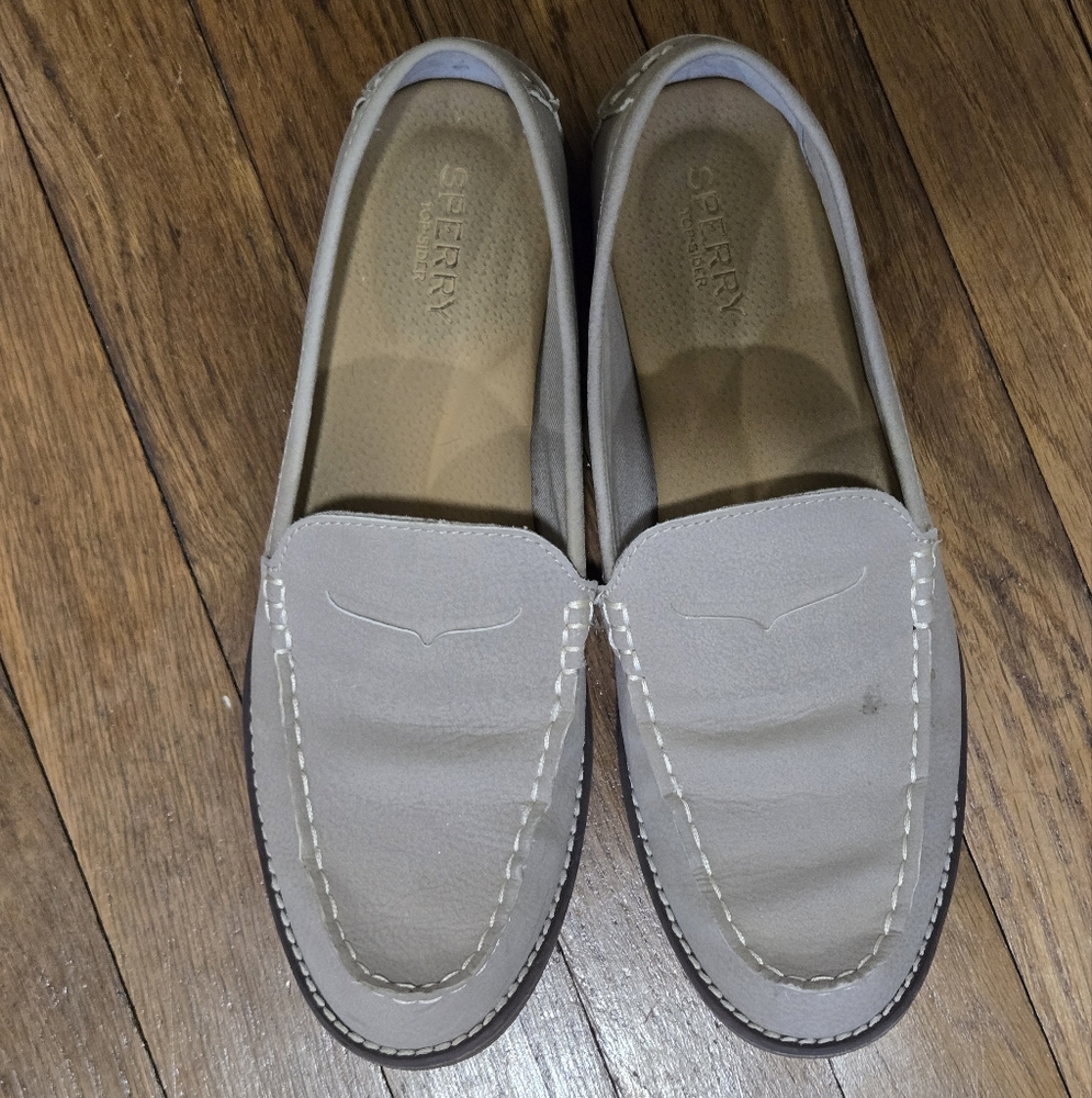 Sperry Gray Slip-On Loafers